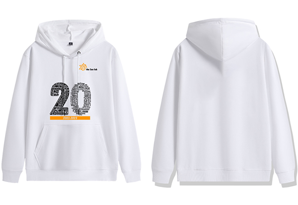 The sun lab定制一批卫衣文化衫团体服，20周年纪念文化衫定做